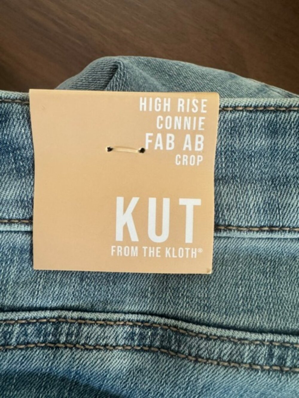 NWT Kut from the Kloth Connie High Rise Crop, Size 14 - Picture 2 of 8